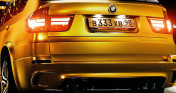 BMW X5 M mạ vàng lại xuất hiện trên phố