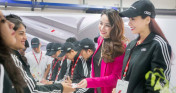 Thúy Hạnh, Trang Nhung tại trường đua F1